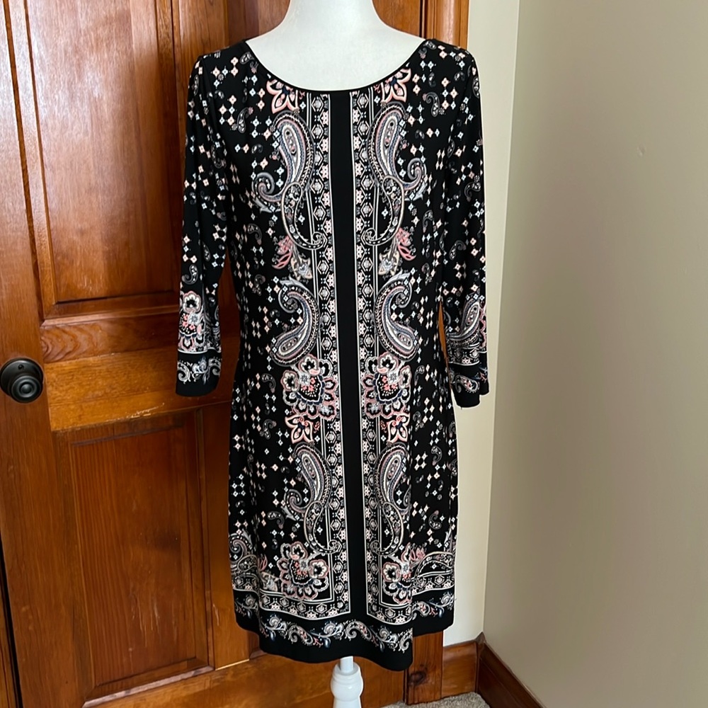 White House Black Market Print Dress